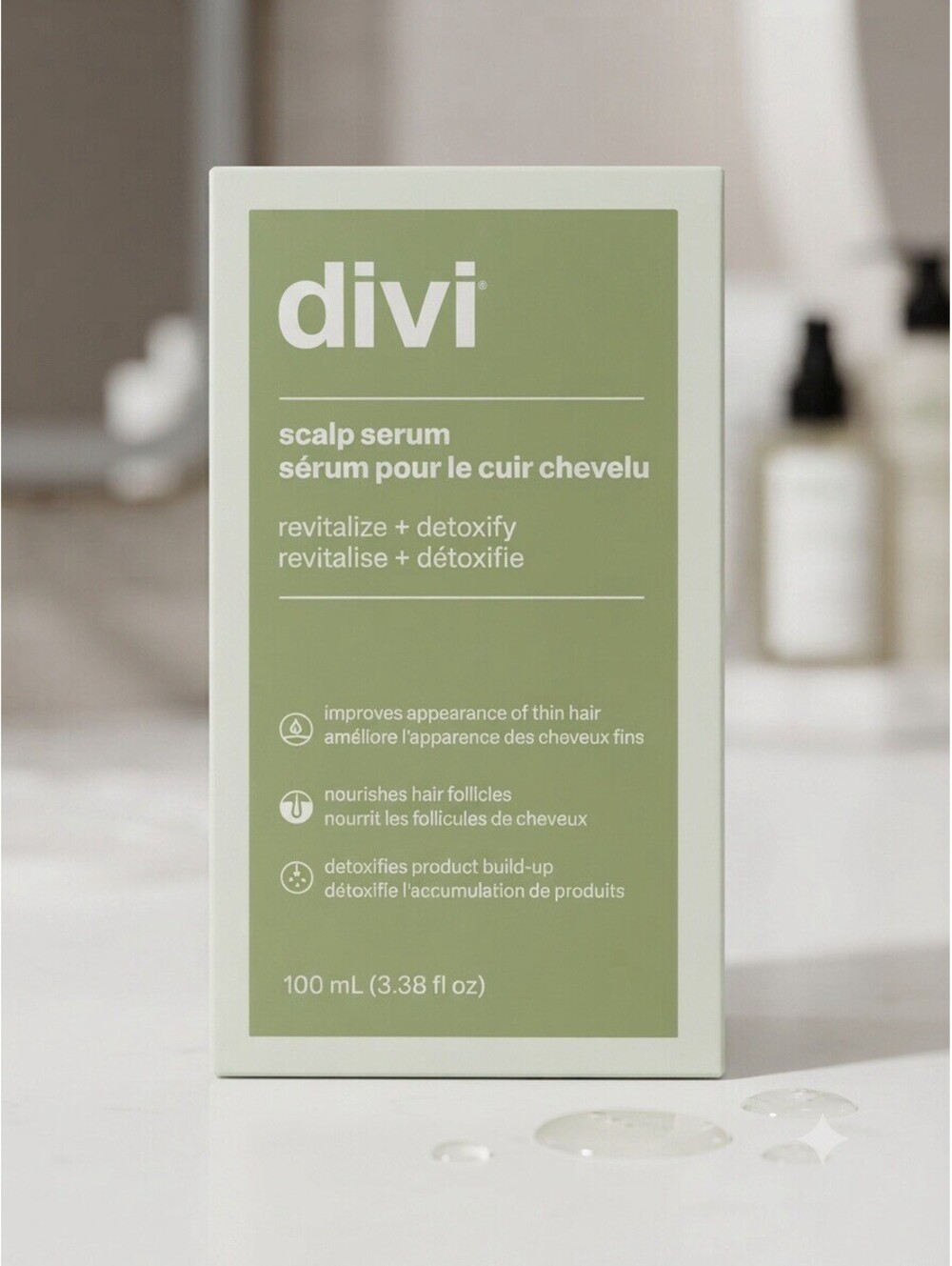 Divi Hair Scalp Serum for Women and Men - 100ML / 3.38oz BIG SIZE